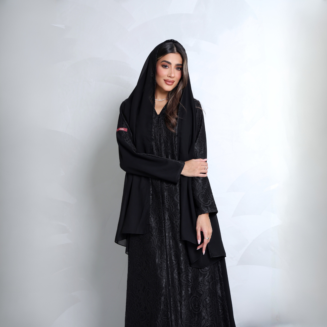 Fabric: Lace with Crepe - A9
