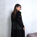Fabric: Crepe with embroidered crepe - A10
