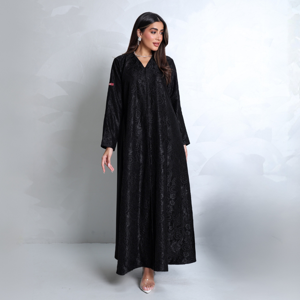 Fabric: Lace with Crepe - A9