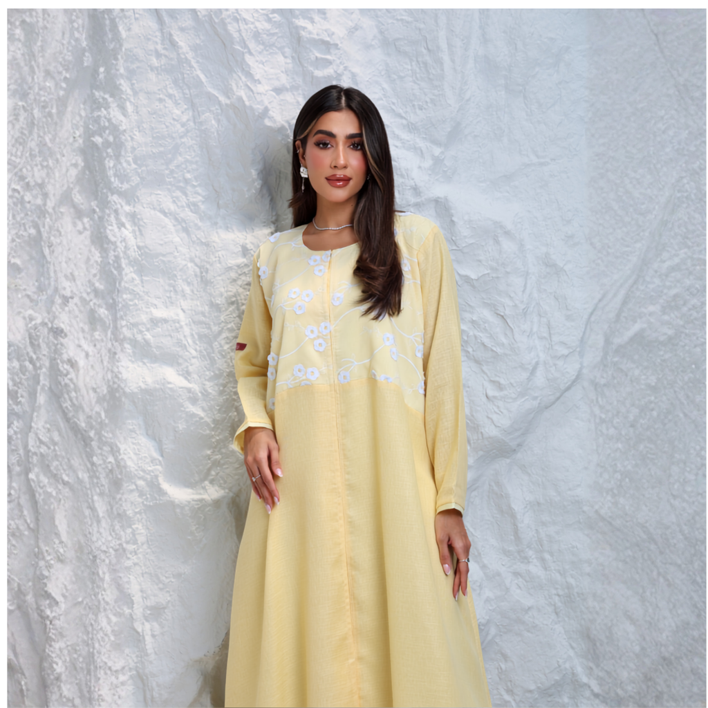 Fabric: Yellow Linen - A4