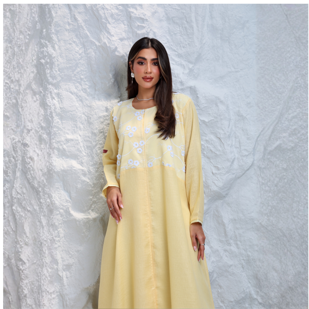 Fabric: Yellow Linen - A4