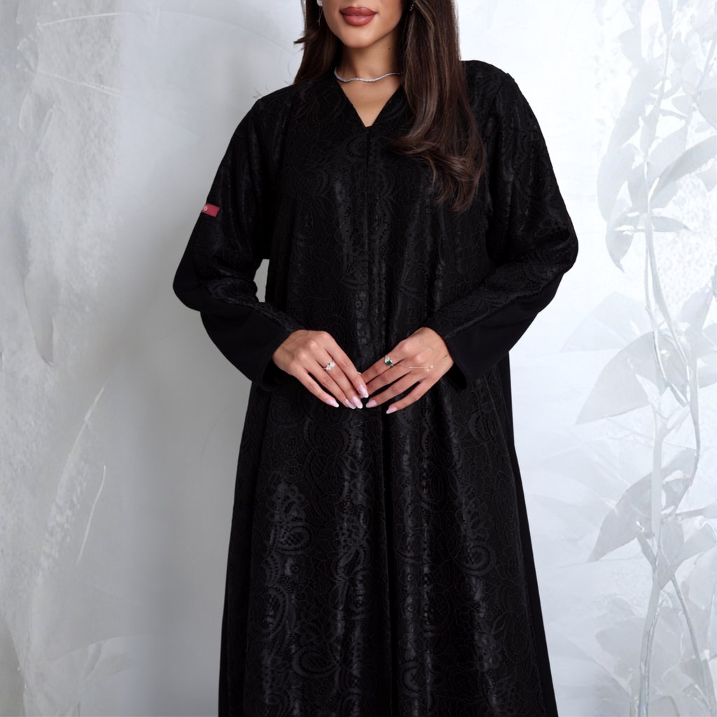 Fabric: Lace with Crepe - A9