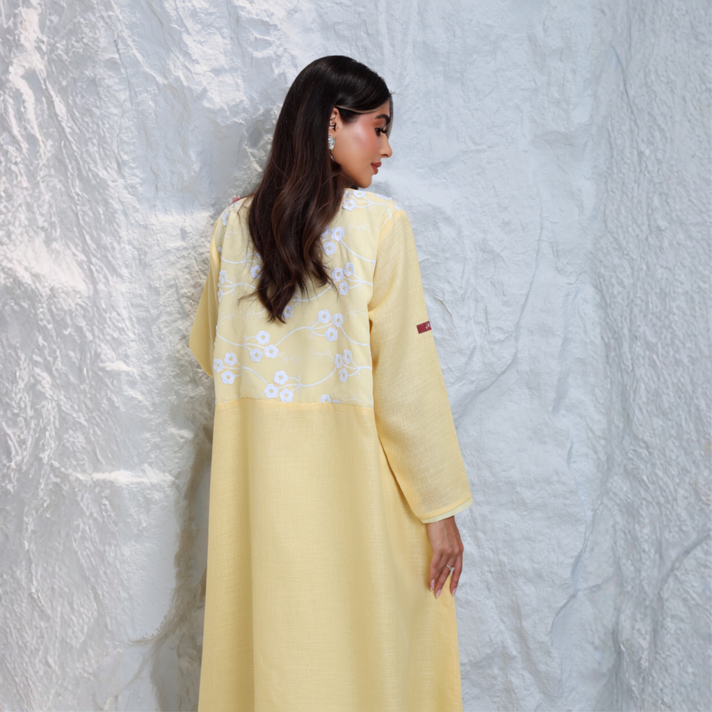 Fabric: Yellow Linen - A4