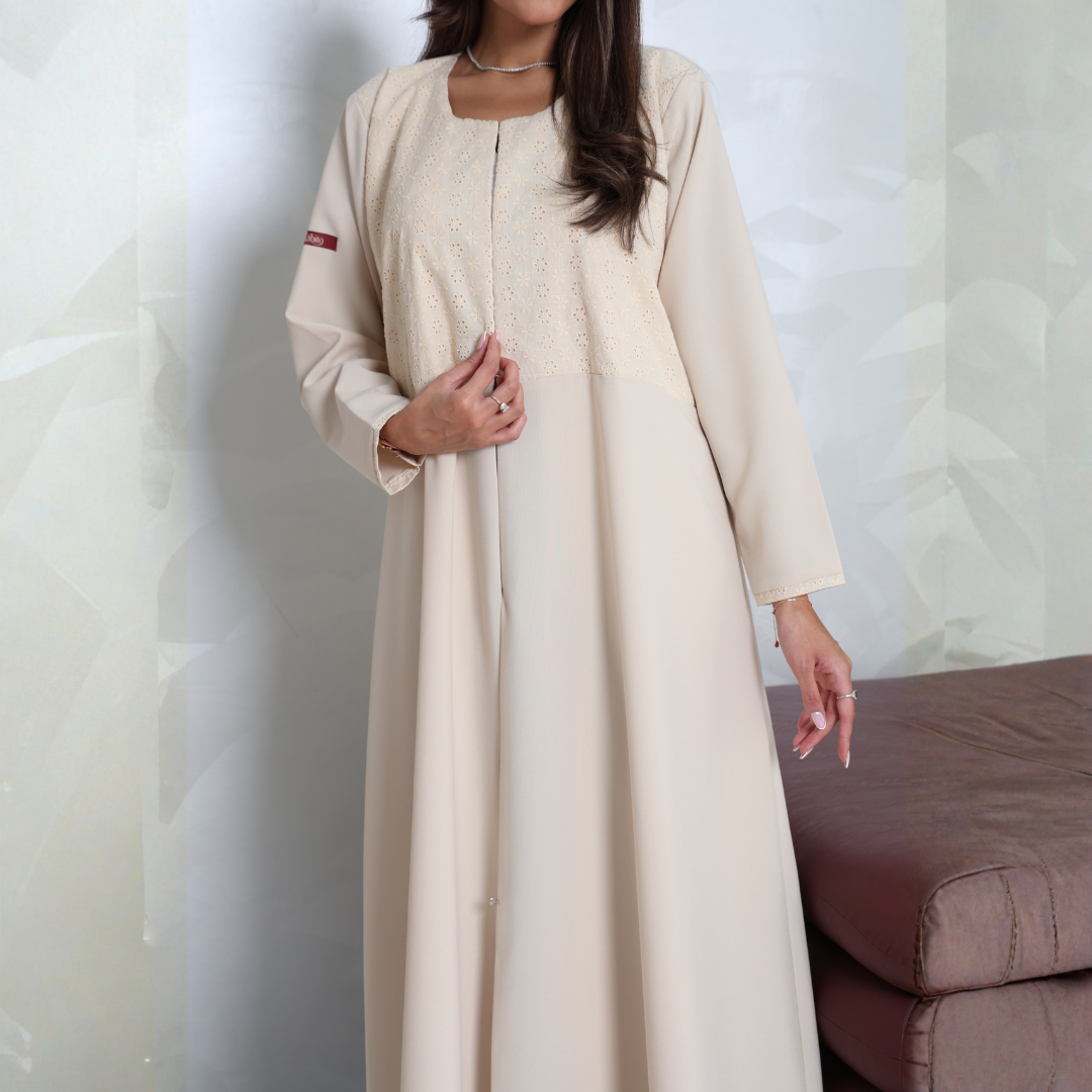 Fabric: Beige crepe - A3