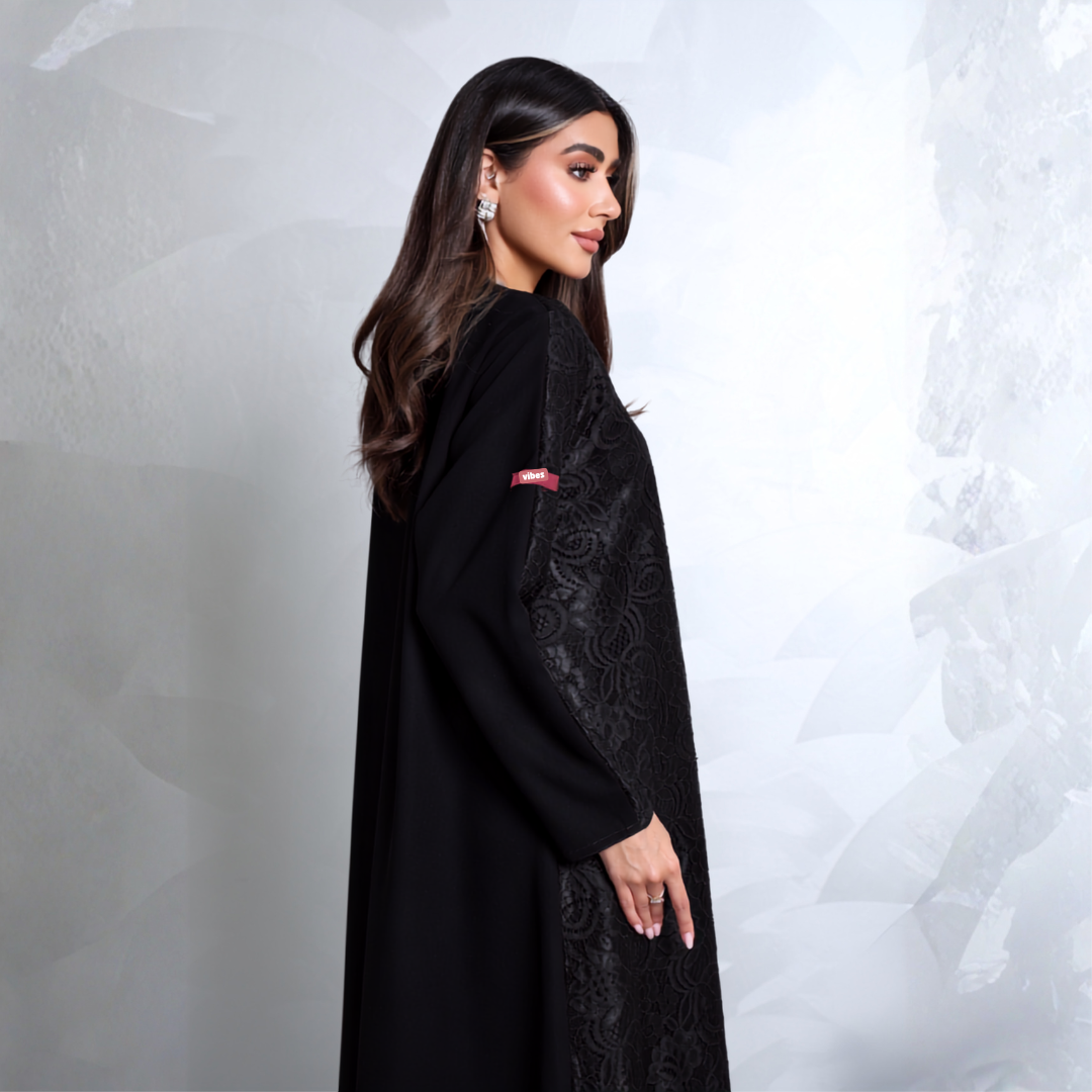 Fabric: Lace with Crepe - A9