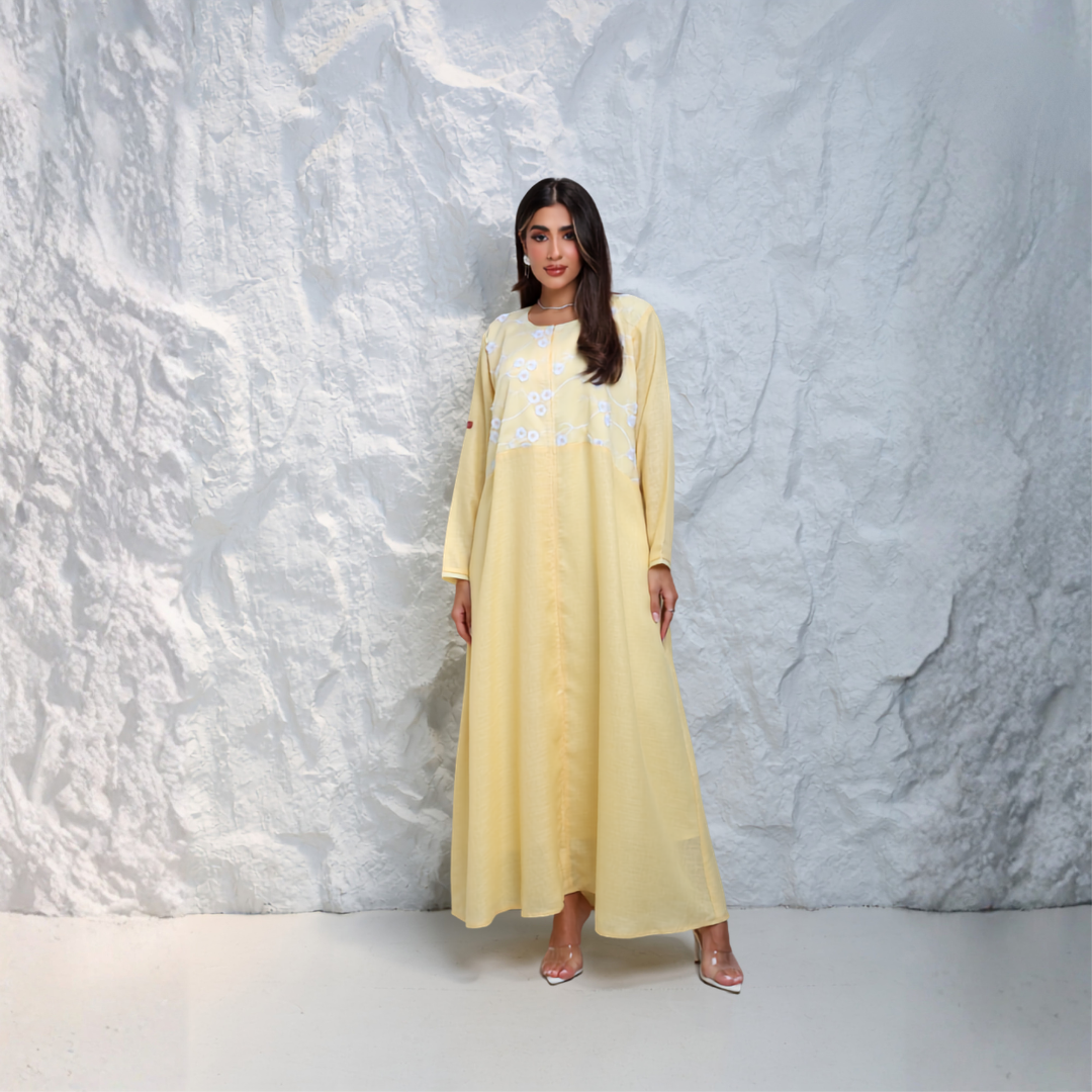 Fabric: Yellow Linen - A4