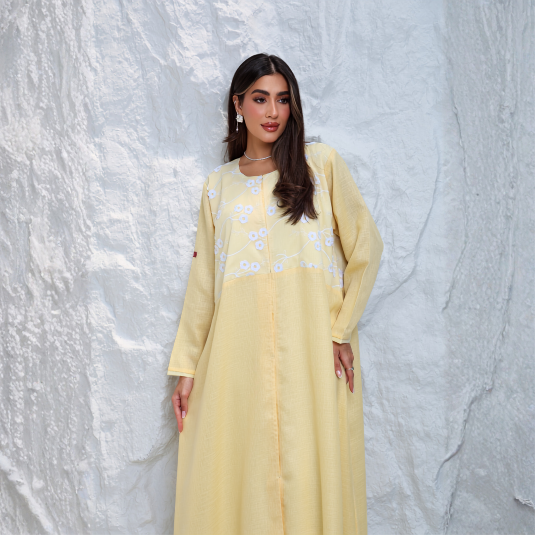 Fabric: Yellow Linen - A4