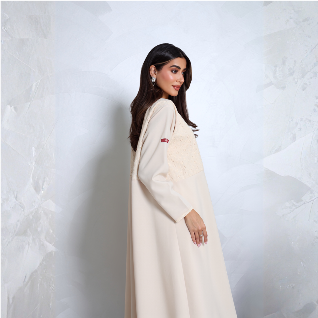 Fabric: Beige crepe - A3