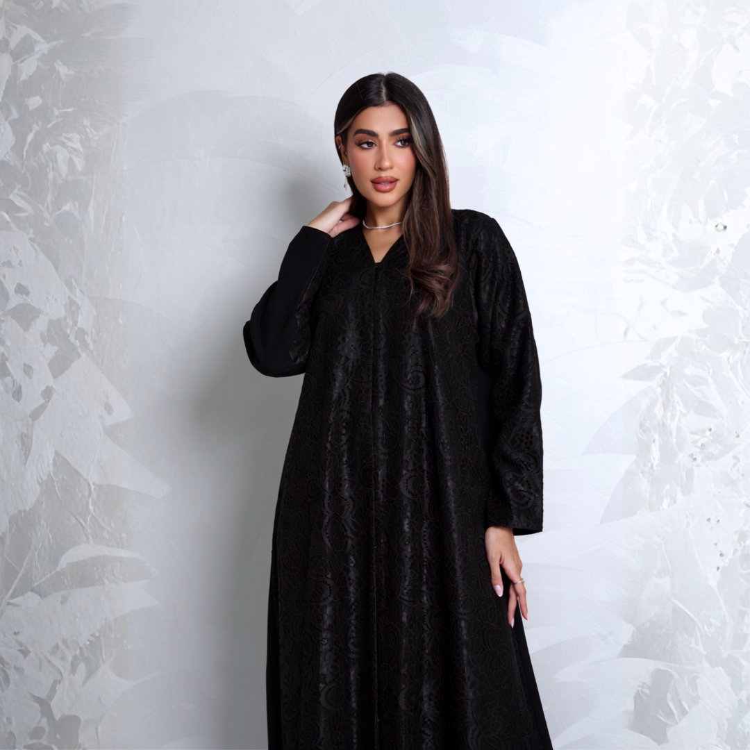 Fabric: Lace with Crepe - A9