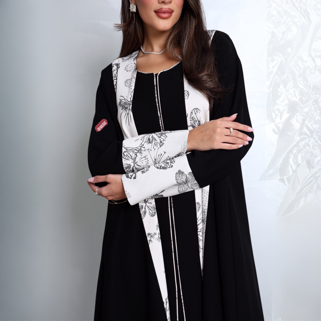 Fabric: Crepe with Tree Pattern - A8