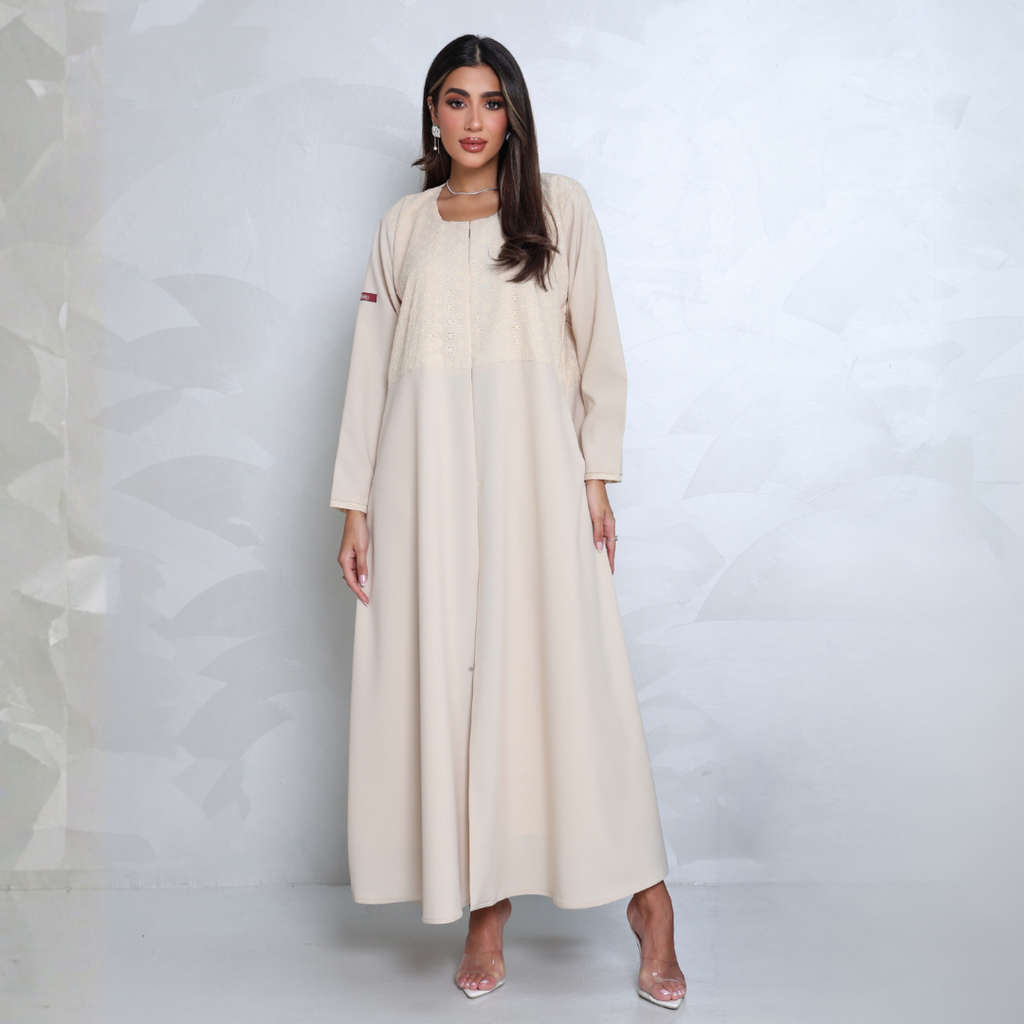 Fabric: Beige crepe - A3